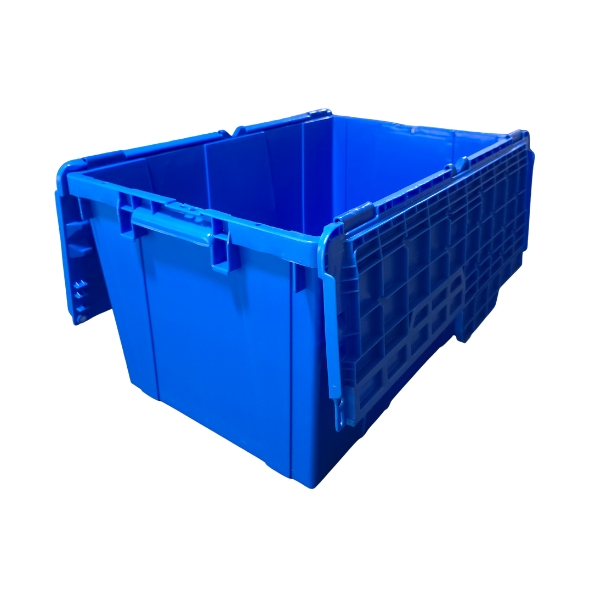 CAJA DE PLÁSTICO CON TAPA ABISAGRADA DE 58 LITROS MODELO VICTORIA