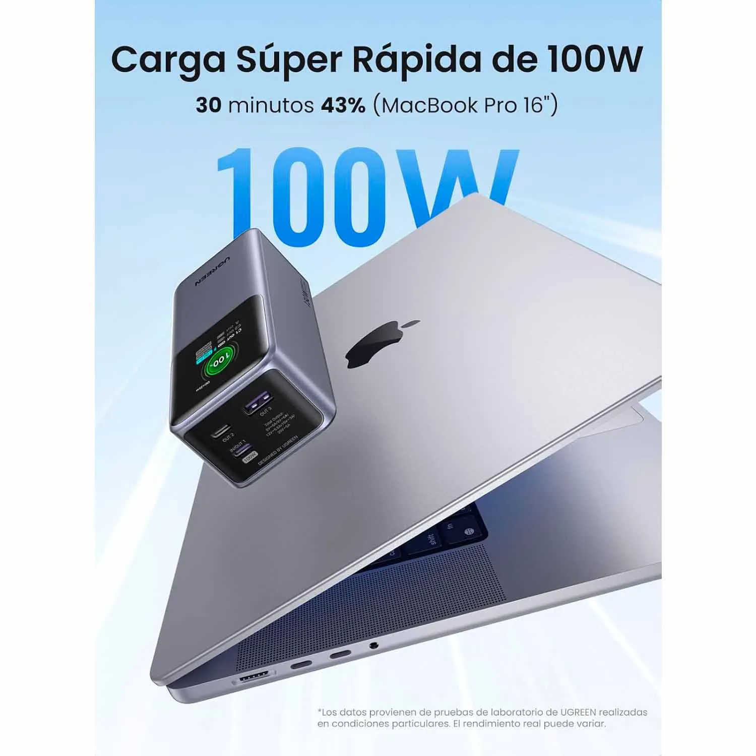 Power Bank Ugreen Nexode 20000Mah Carga Rapida 130W Pb721 35524B