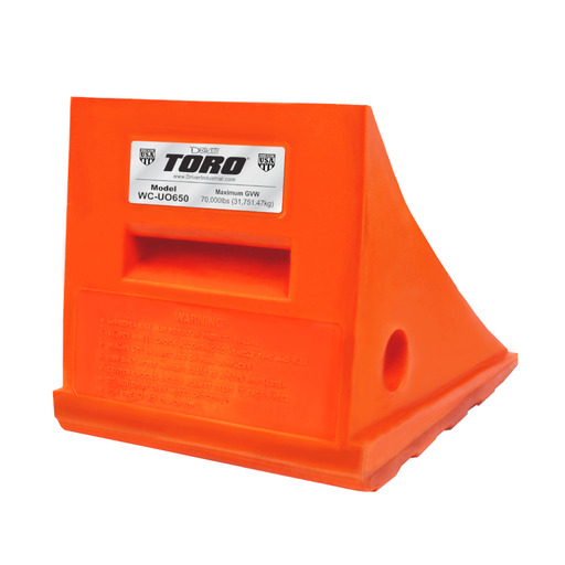 TACO POLIURETANO 35 TONELADAS WC-UO650 CERTIFICADO - TORO WHEEL CHOCKS