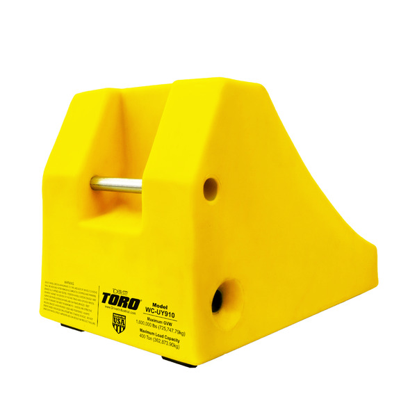 TACO POLIURETANO 400 TONELADAS WC UY910 CERTIFICADO TORO WHEEL CHOCKS 